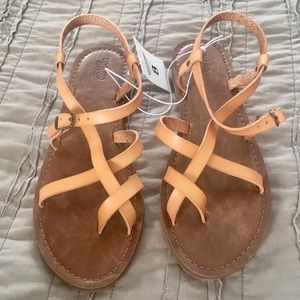 NWT Mossimo Tan Lavinia Strappy Sandals